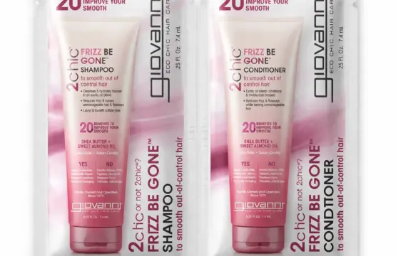 Muestra Giovanni 2chic Frizz be Gone Shampoo Y Acondicionador 14.8ml
